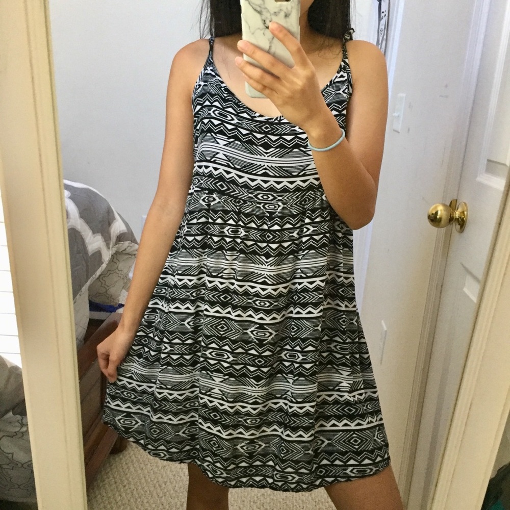 Printed Shift Dress
